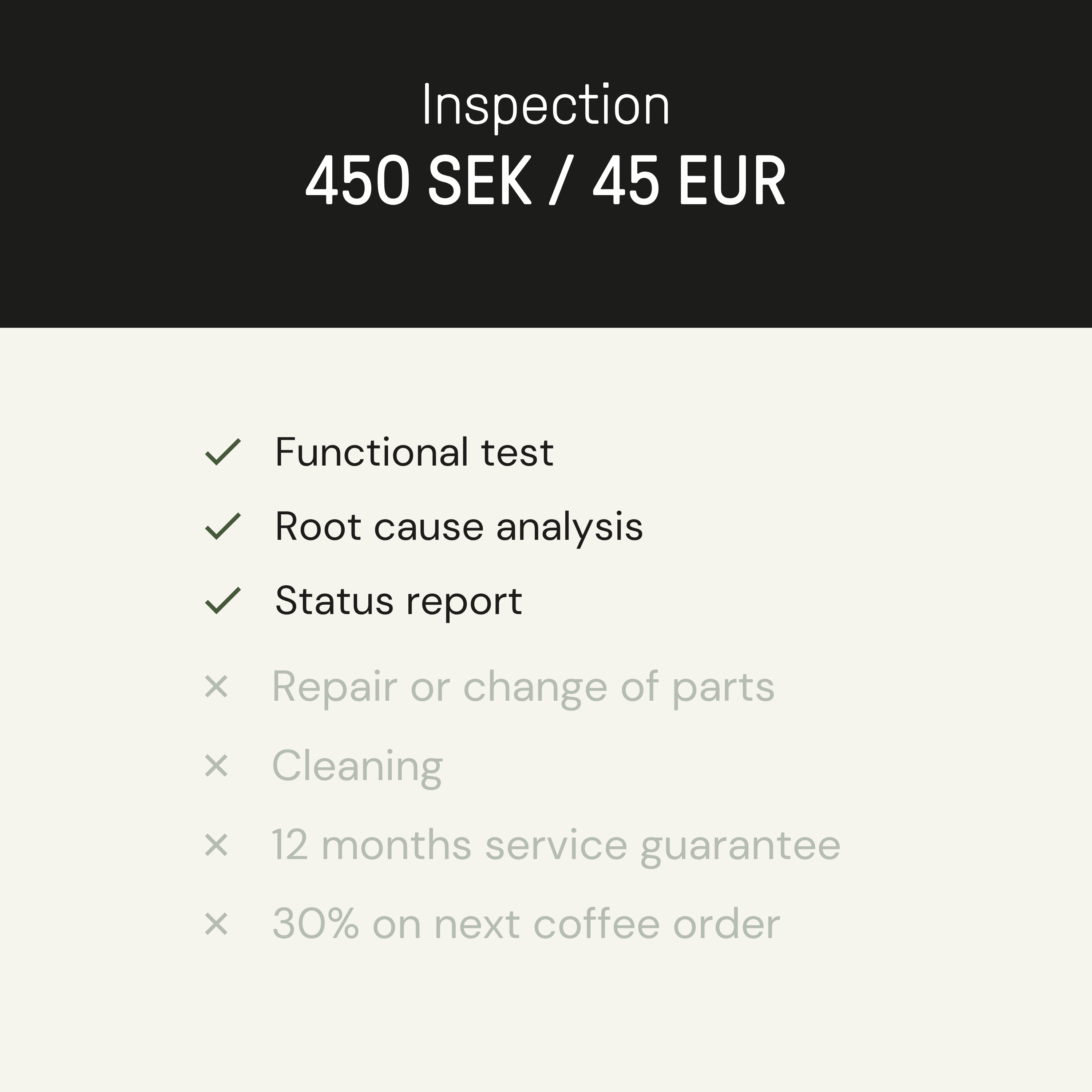 Sjöstrand Inspection image