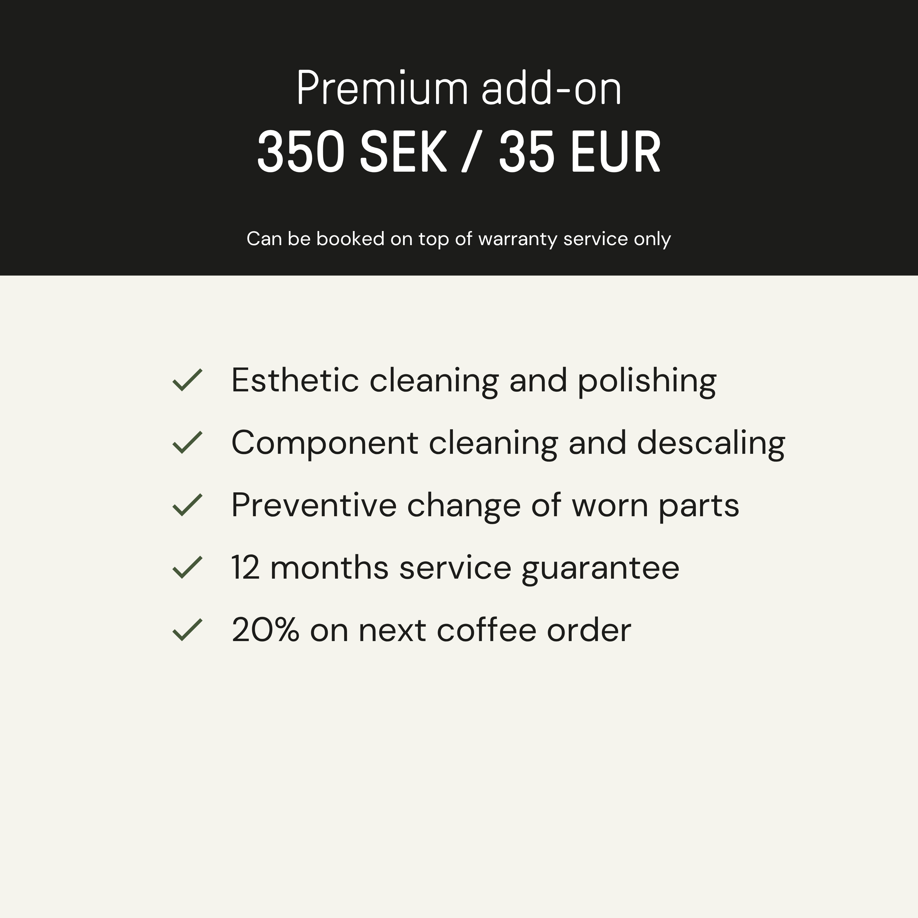 Sjöstrand Premium Care Add-on image