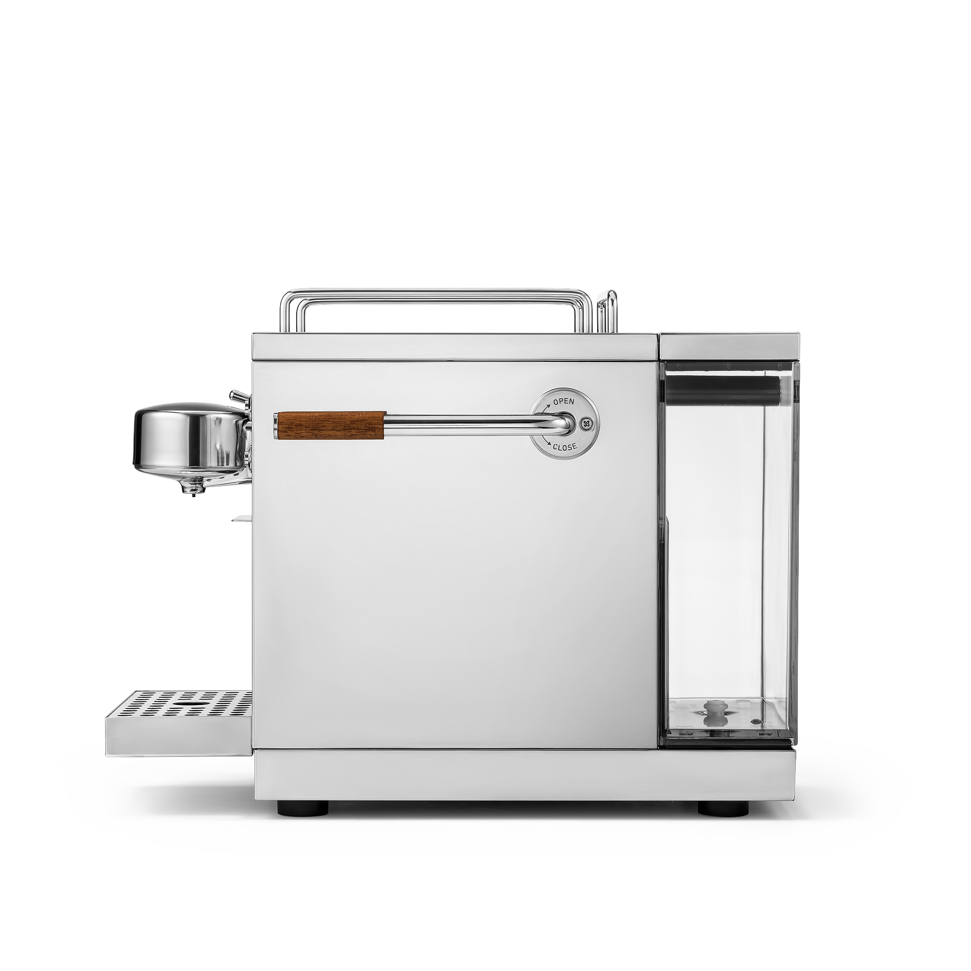 Handle grip 2 -Steel - Walnut image