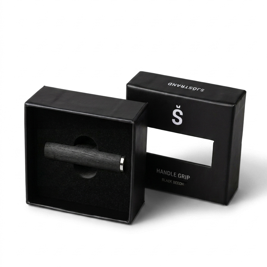 Handle grip 2 - Steel - Black-beech image